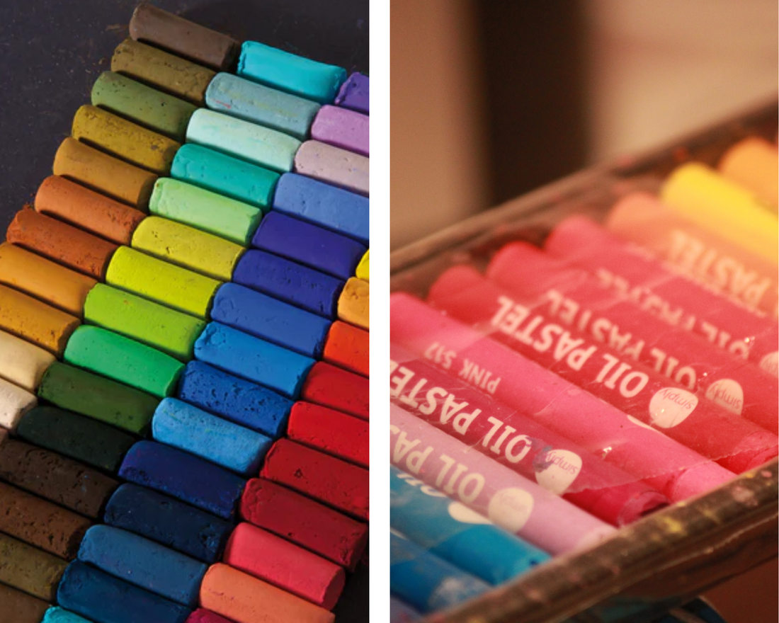 Pastels à l'huile vs à l'écu
