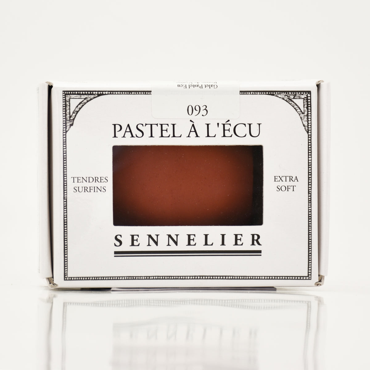 Galet pastel a l'écu - rouge venise