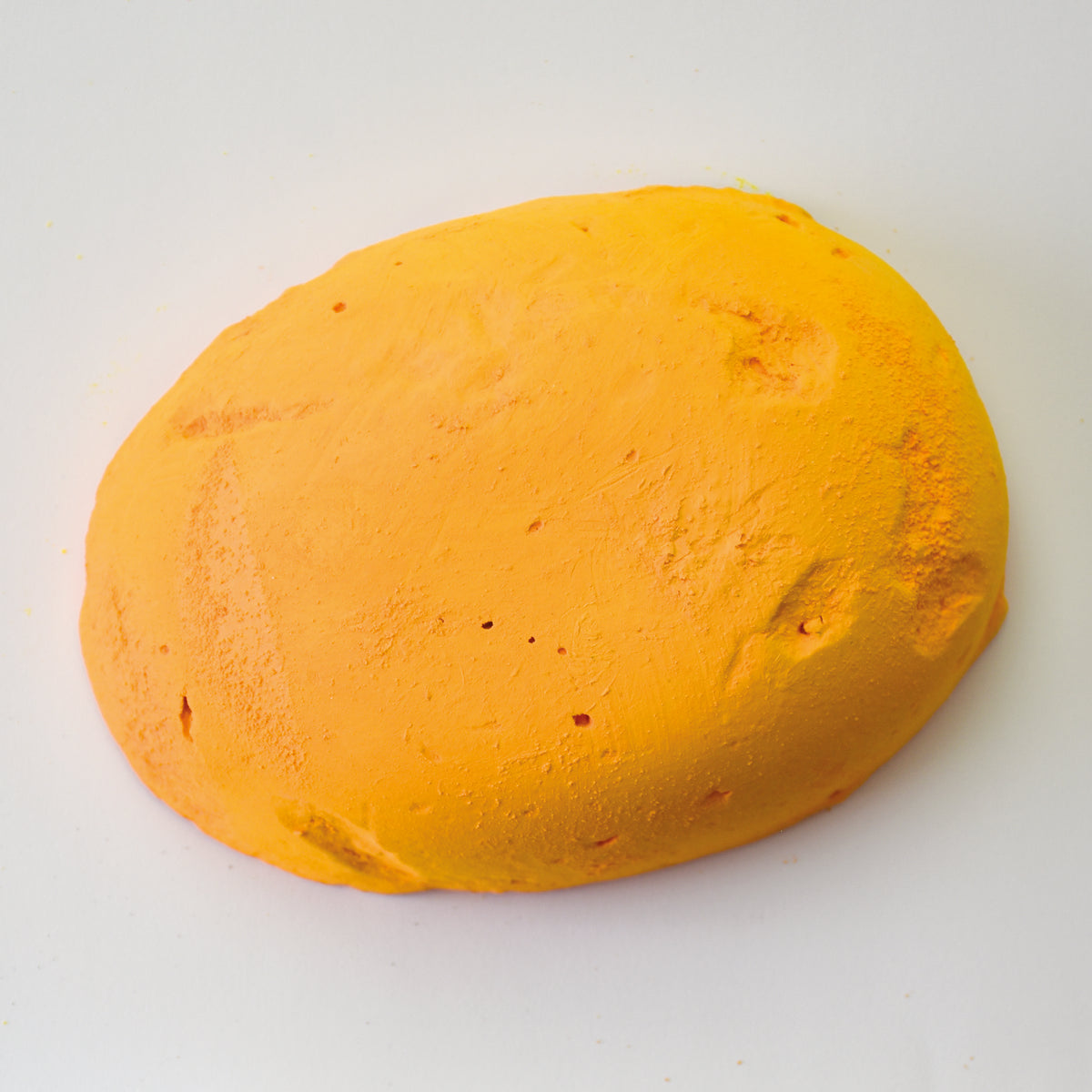 Galets pastel a l'écu - jaune cadmium orange