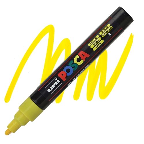 Marqueurs POSCA 5M jaune