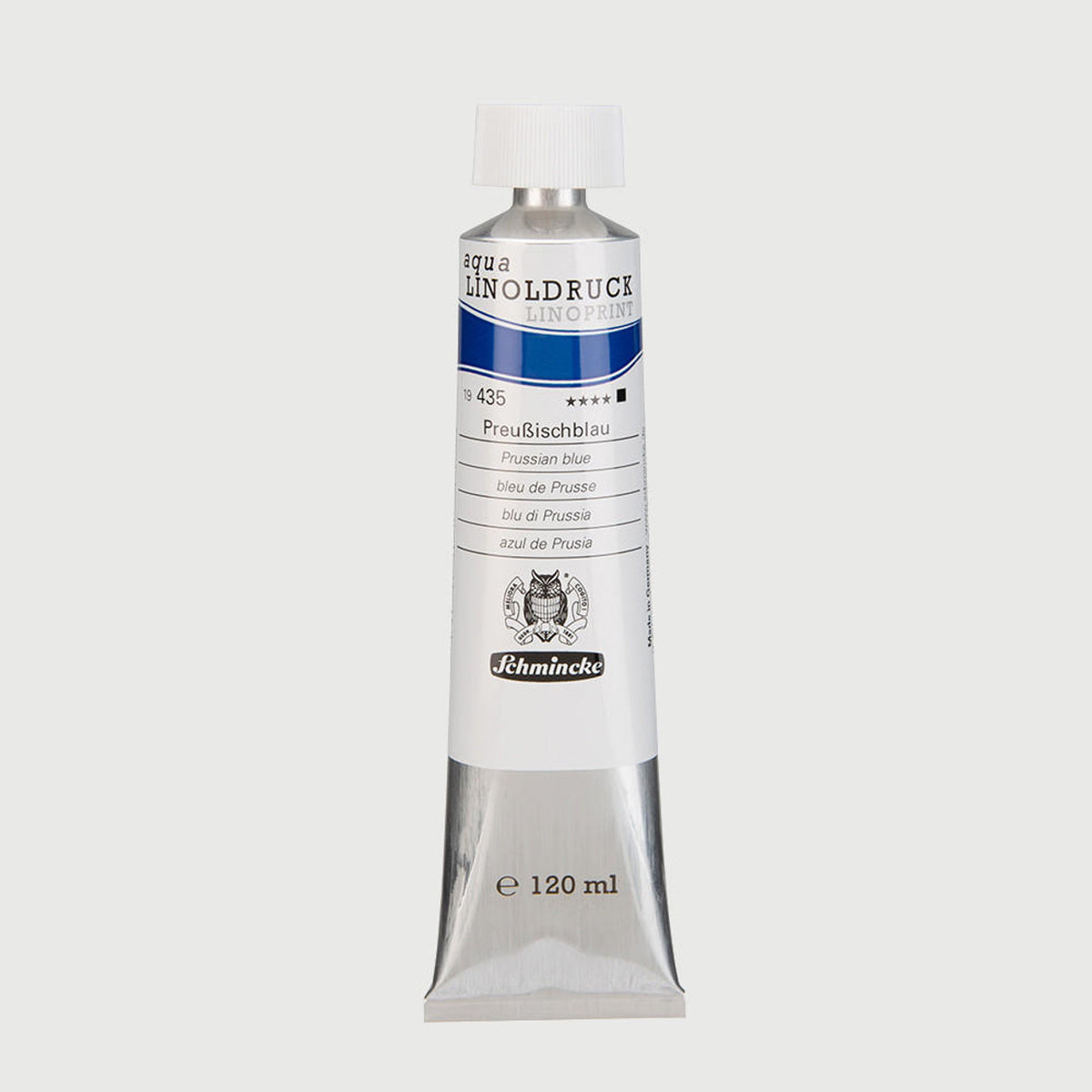 Aqua - Linoldruck de 120ml Bleu de Brusse