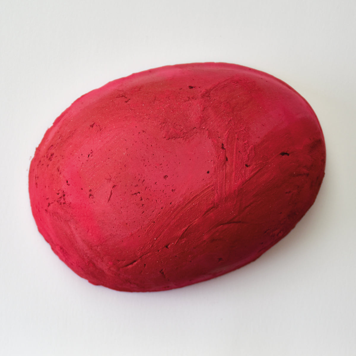 Galet pastel a l'écu - brun laque