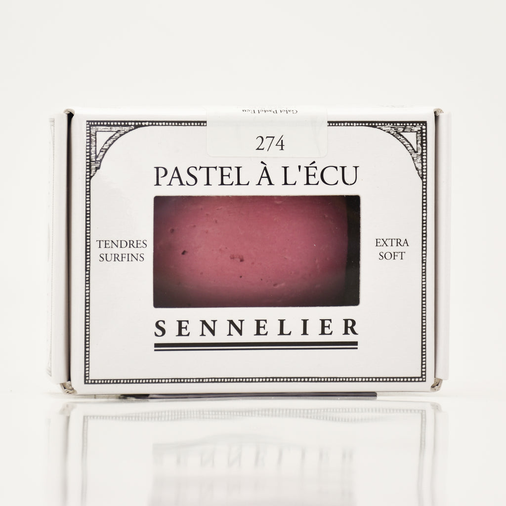 Galet pastel a l'écu - laque rose