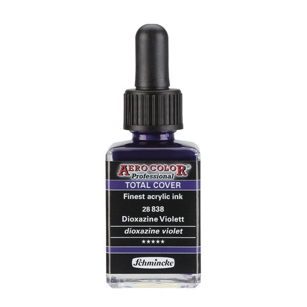 Aero shine Dioxazine violet (28ML) aerocolor finest ink by SCHMINCKE