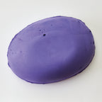 Galet pastel a l'écu - violet cobalt