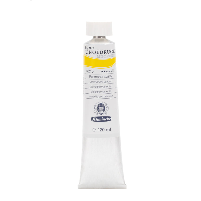 Aqua- Linoldruck de 120ml jaune permanente
