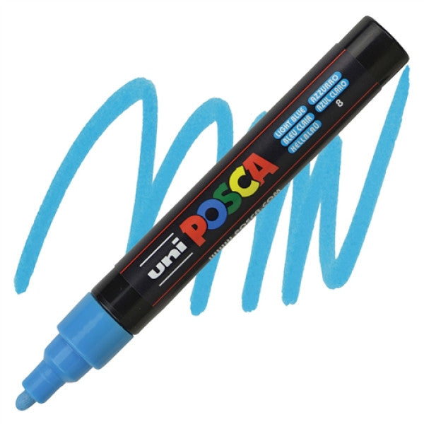 Marqueurs POSCA 5M bleu clair