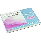Fabriano ATW BL 4CO Papier aquarelle 35,5 x 51 cm Blanc