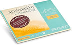 Fabriano Artistico Acquarello Watercolour, Natural White, Fine Grain Cold Pressed, 23 x 30.5 cm, 20 Sheets 300 g/m², High Quality Artist Watercolor