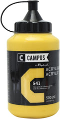 CAMPUS Flacon Acrylique 500 ml Ton Jaune de Cadmium Moyen