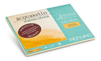 Fabriano Artistico Acquarello 19012636 Watercolour Papier blanc naturel à grain fin pressé froid 26 x 36 cm 20 feuilles 300 g/m² Papier aquarelle haut de gamme Blanc