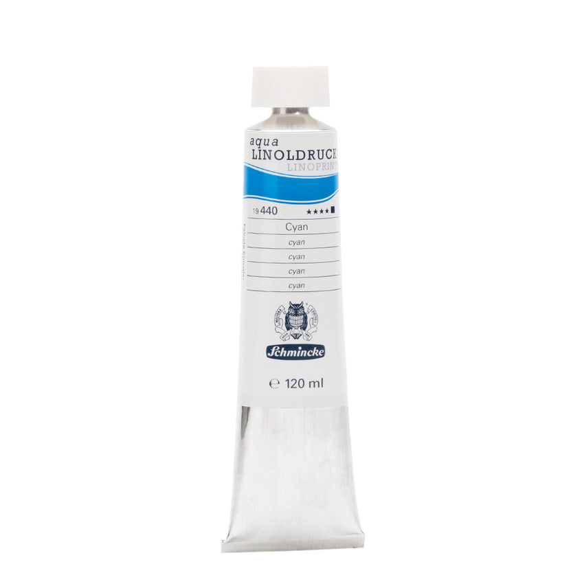 Aqua - Linoldruck de 120ml Cyan