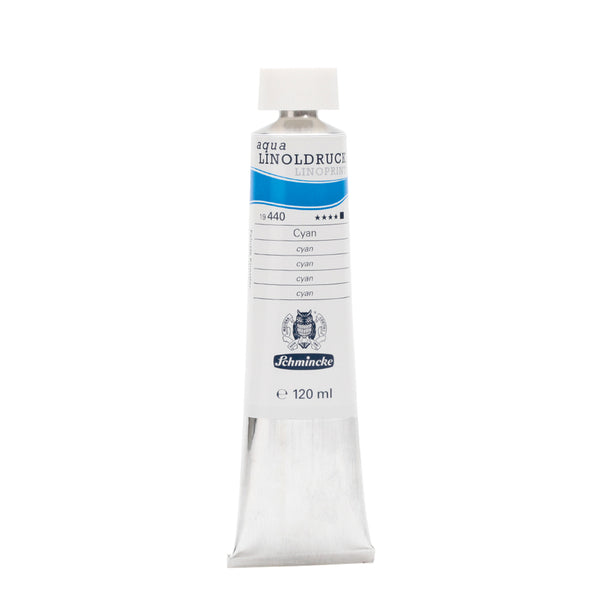 Aqua - Linoldruck de 120ml Cyan