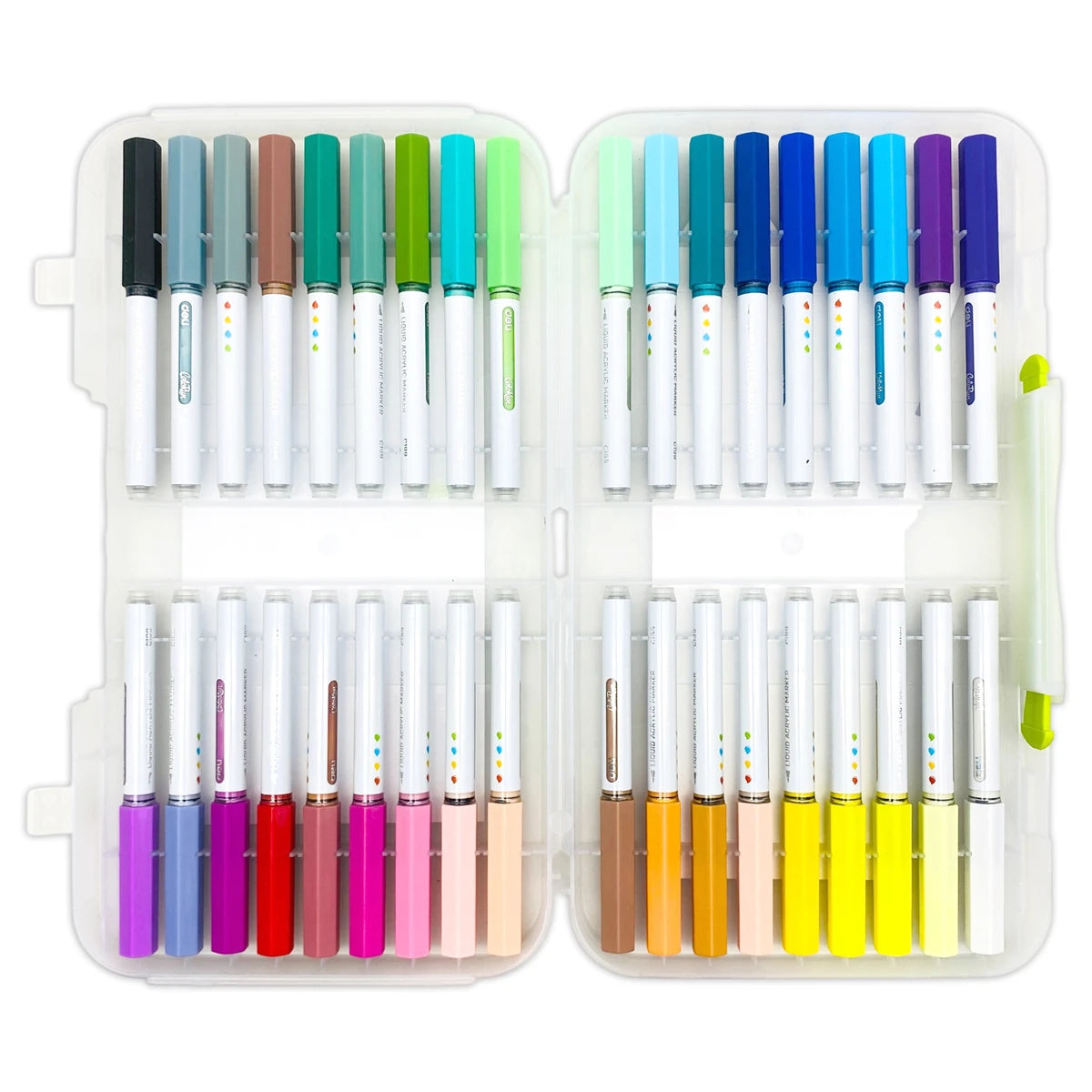 ColorRun akrilni markeri sa četkicom EC199-36 – set 36 boja Deli