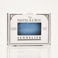 Galet pastel a l'écu - blue acier