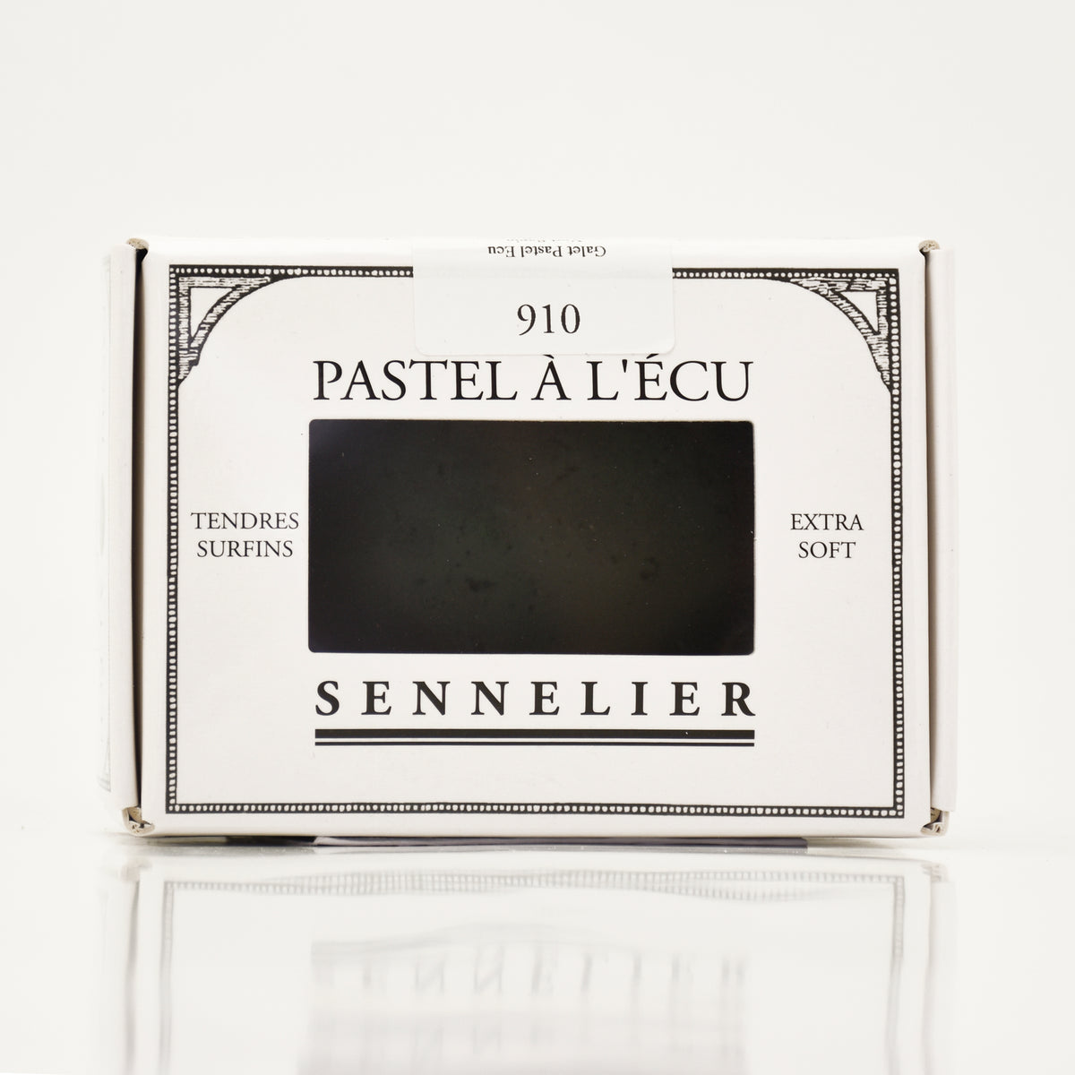 Galet pastel a l'écu - vert sapin