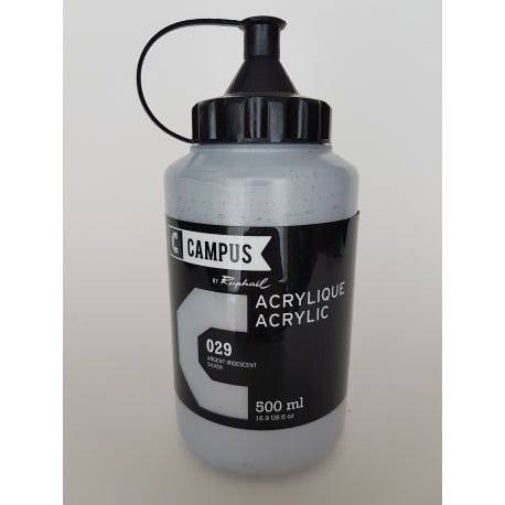 CAMPUS ACRYLIQUE ARGENT IRRIDESCEVT 500ML