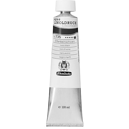 Aqua - Linoldruck de 120ml Noir d’ivoire