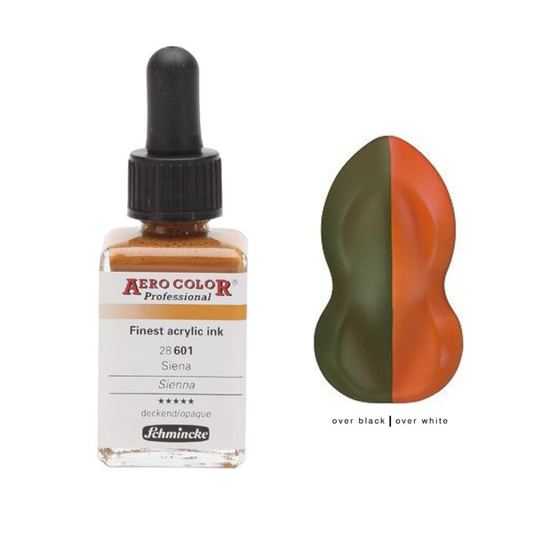 Aero shine sienna (28ML) aerocolor finest ink by SCHMINCKE