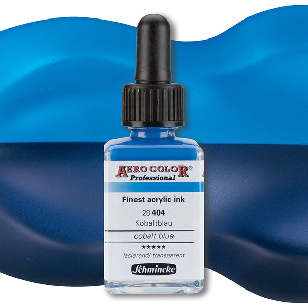 Aero shine Conalt blue (28ML) aerocolor finest ink by SCHMINCKE