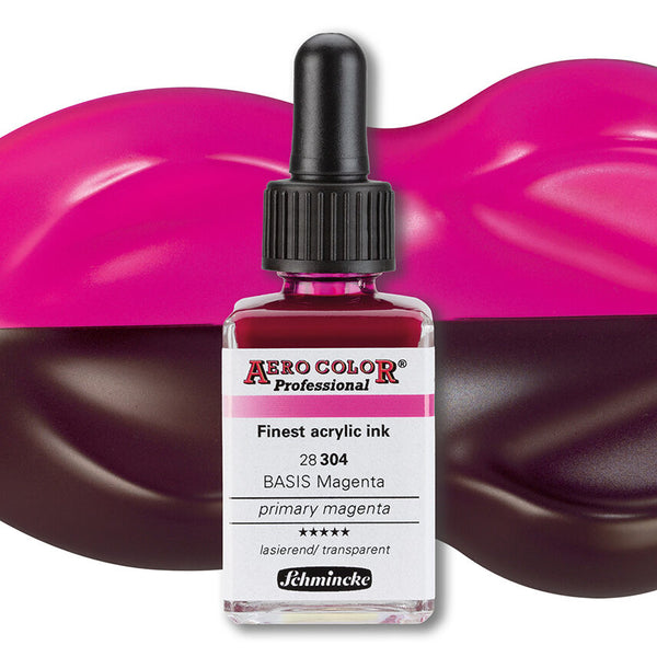 Aero shine Primary Magenta (28ML) aerocolor finest ink by SCHMINCKE