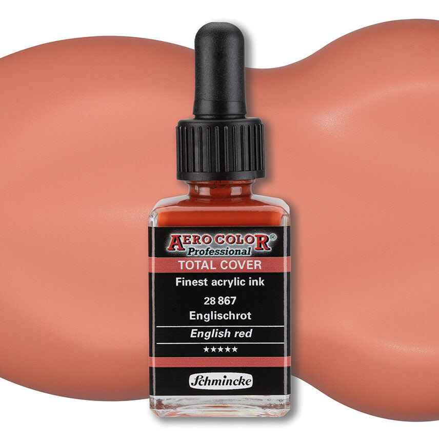 Aero shine English red (28ML) - Aerocolor finest ink by SCHMINCKE