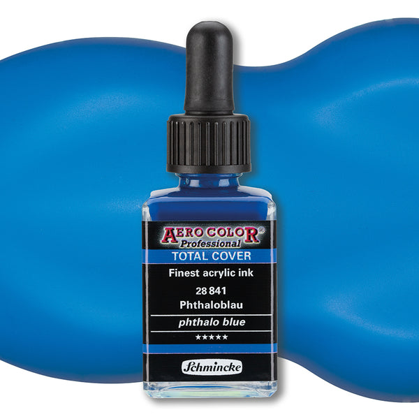 Aero shine phtalo - blue (28ML) Aerocolor finest ink by SCHMINCKE