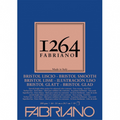 Bloc Fabriano 1264 Bristol A4 – 50 feuilles – Collé sur le court côté – 200 g/m²