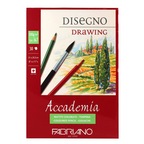 Bloc Spirale A3 Fabriano Accademia – 30 feuilles – 200 g/m² – Grain Naturel