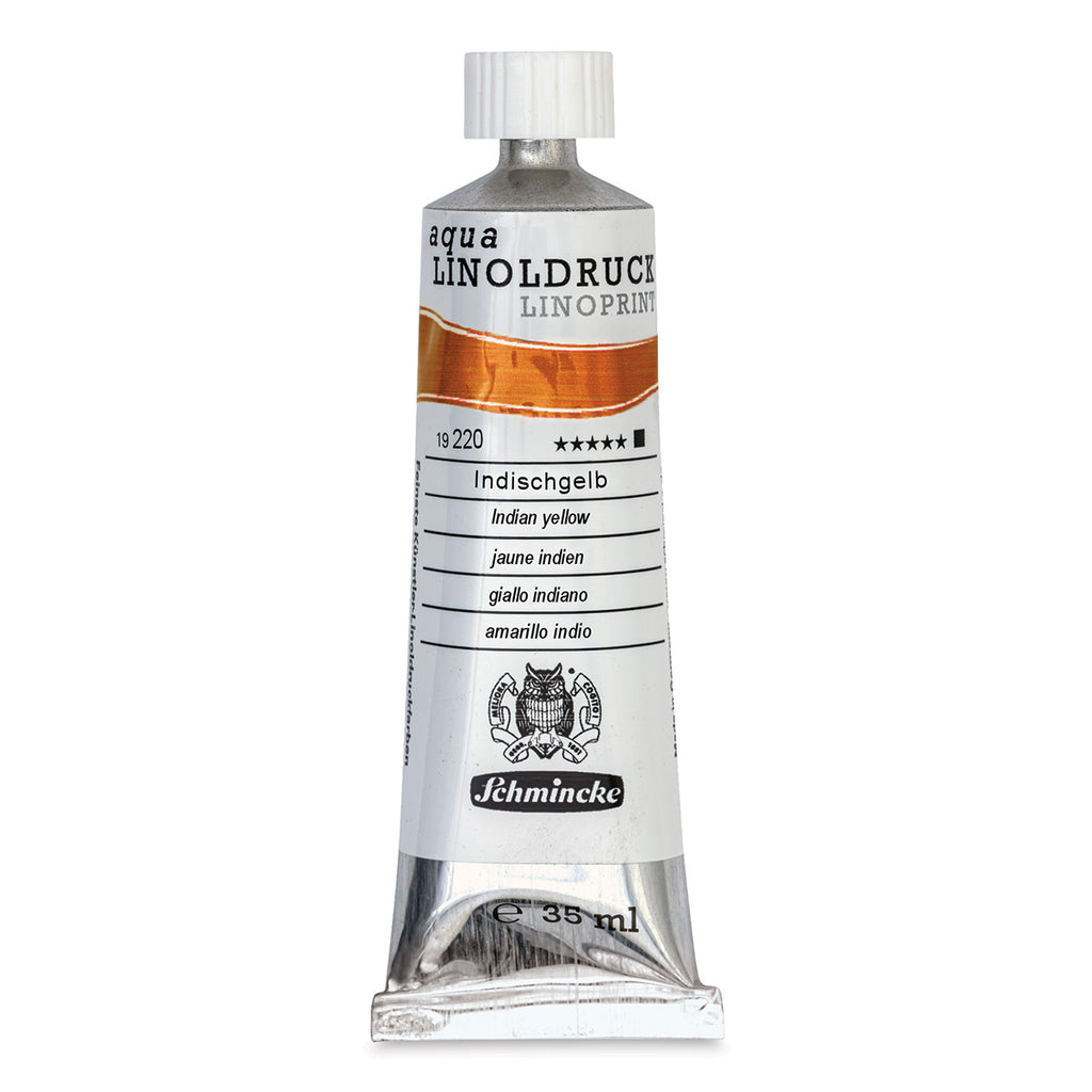 Aqua - Linoldruck de 120ml Jaune indien