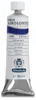Aqua - Linoldruck de 120ml Outremer