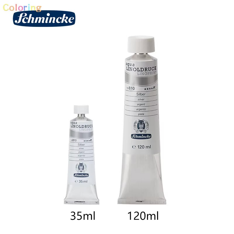 Aqua - Linoldruck de 120ml Argent