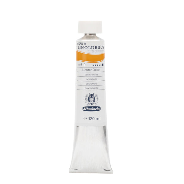 Aqua Linoldruck de 120ml Ocre Jaune