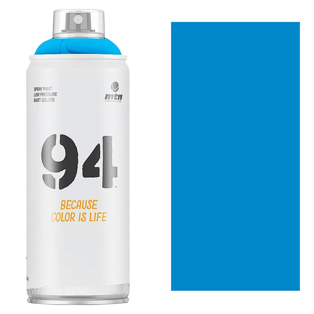 Bombe de peinture MTN 94 - Fluorescent Blue (400ml)