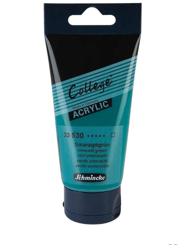 Collège acrylique 75ml vert émeraude