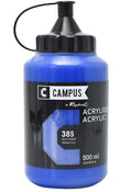 Acrylique bleu primaire 500ml campus