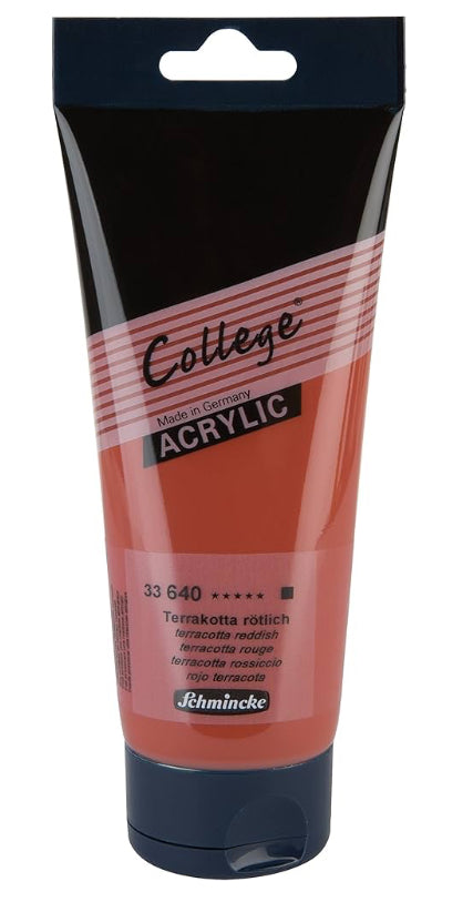 Collège acrylique 75ml Terracotta rouge