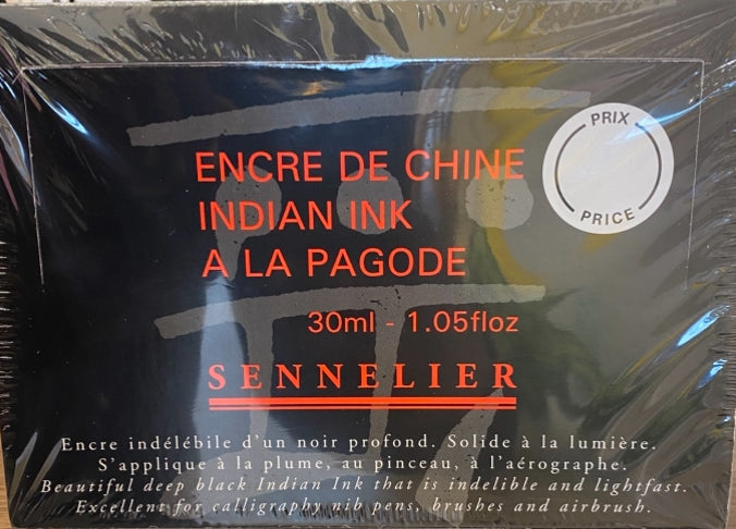 Boîte noire Encre de Chine Indian ink de 30ml