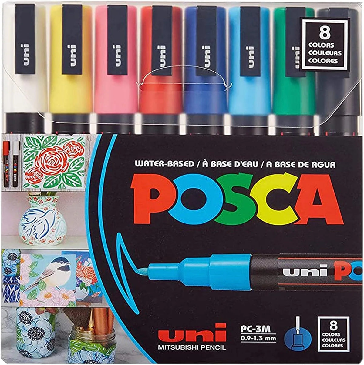 Paquets de 8 marqueur POSCA de 3M