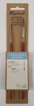 2 PINCEAUX AQUARELLE 'RAPHAËL - LES ESSENTIELS' POUR LES DÉTAILS