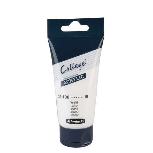 College acrylique 75ml blanc