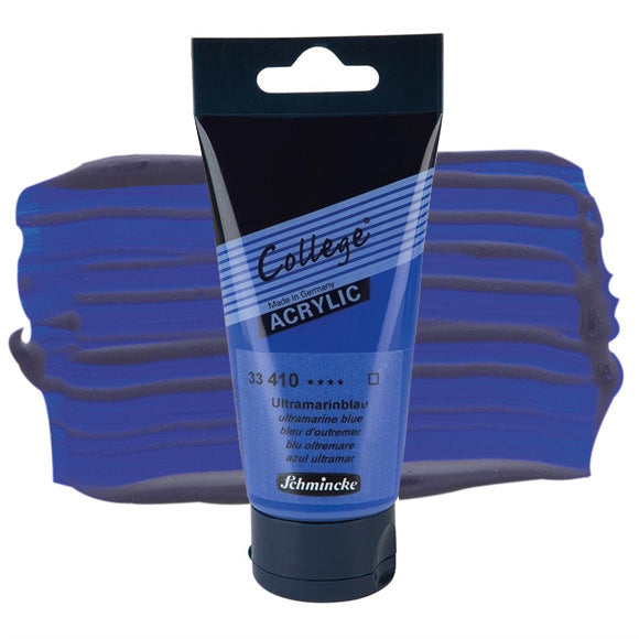 College acrylique 75ml bleu d’outremer