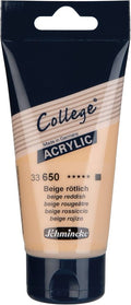 College acrylique 75ml beige rougeâtre