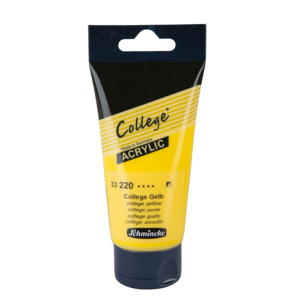 College acrylique 75ml jaune