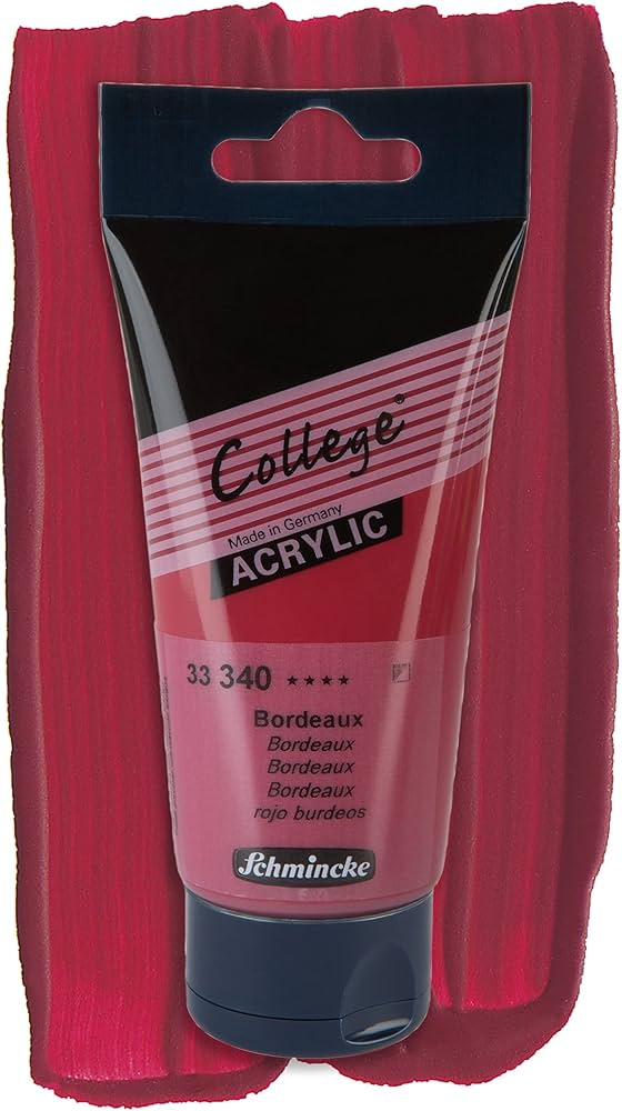 College acrylique 75ml bordeaux