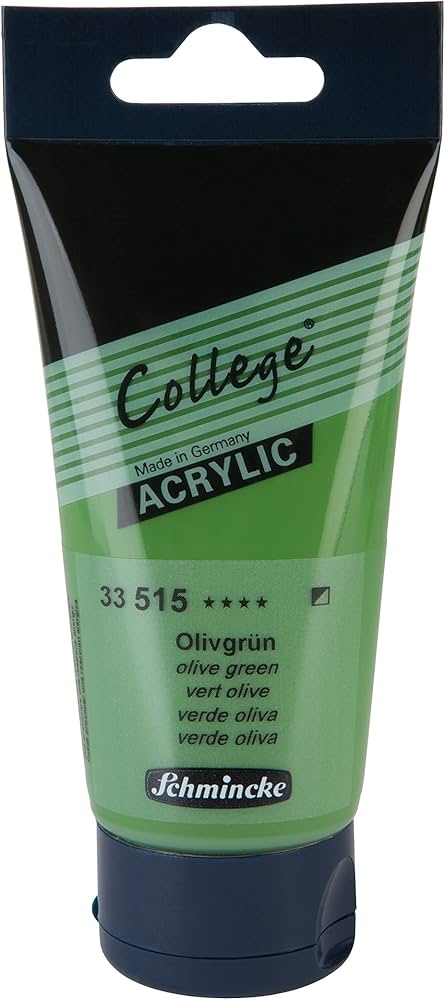 College acrylique 75ml vert olive