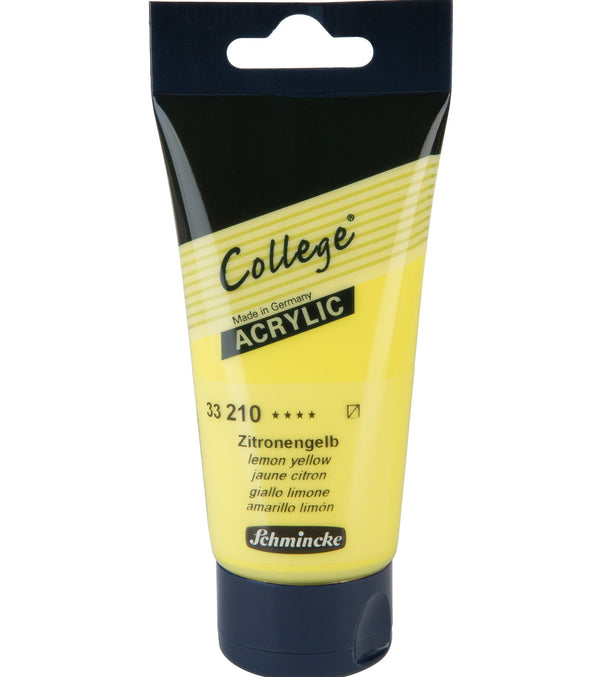 College acrylique 75ml jaune citron