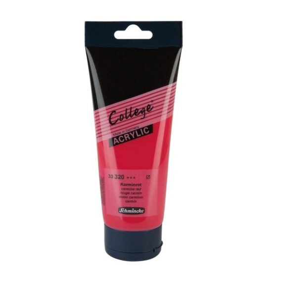 College acrylique 75ml rouge carmin
