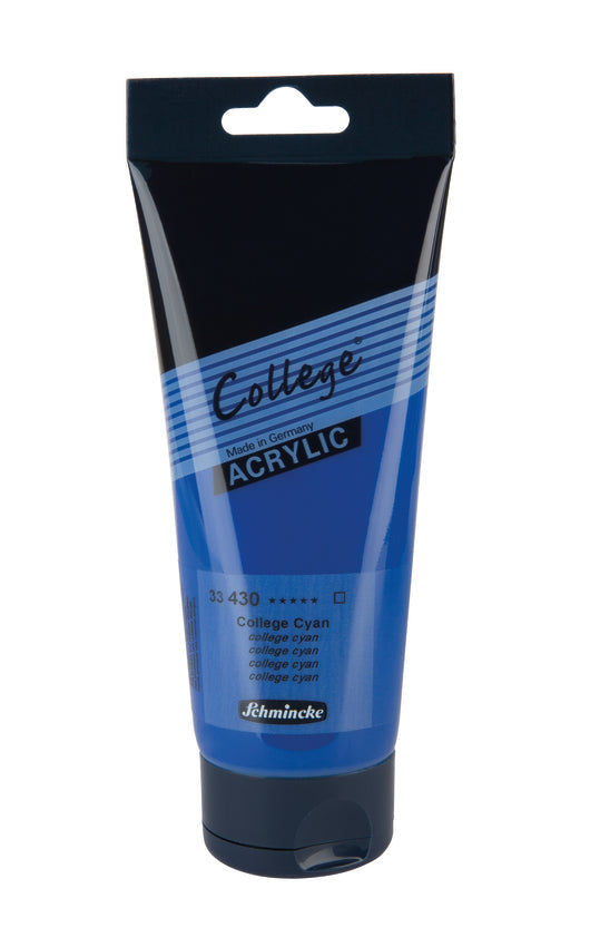 College acrylique 75ml cyan