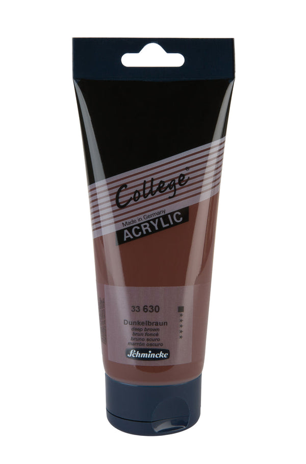 College acrylique 75ml brun foncé
